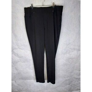 Seven7 Pull On Legging Pants Women's XL 4-Way Stretch Skinny Ponte Black Career
